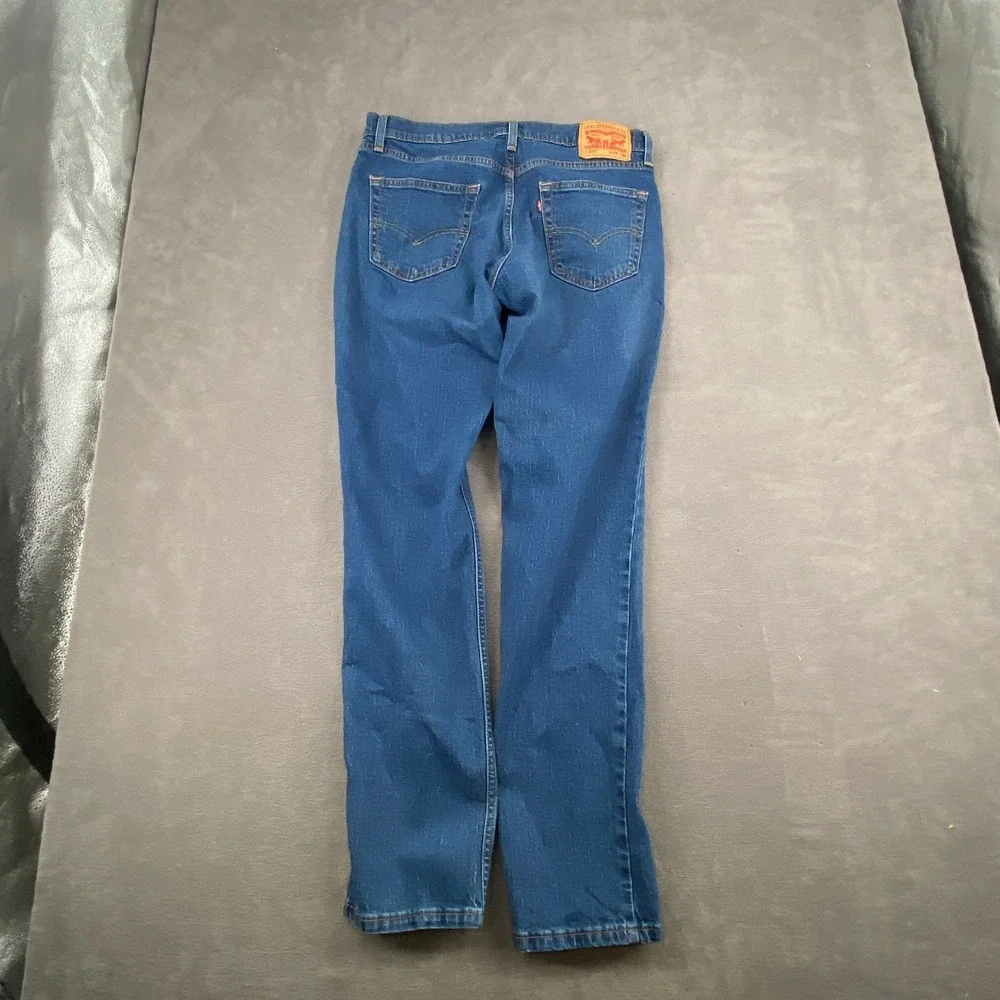 Levi's 511 Jeans Mens 34x34 Blue Denim Streetwear Casual‎ Mid Rise Straight Leg